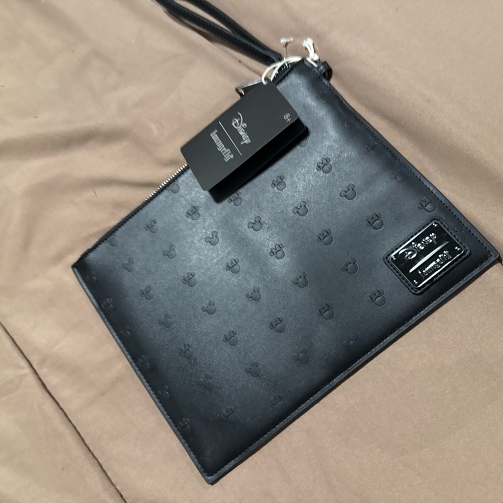 Disney Black Leather Men's Bag